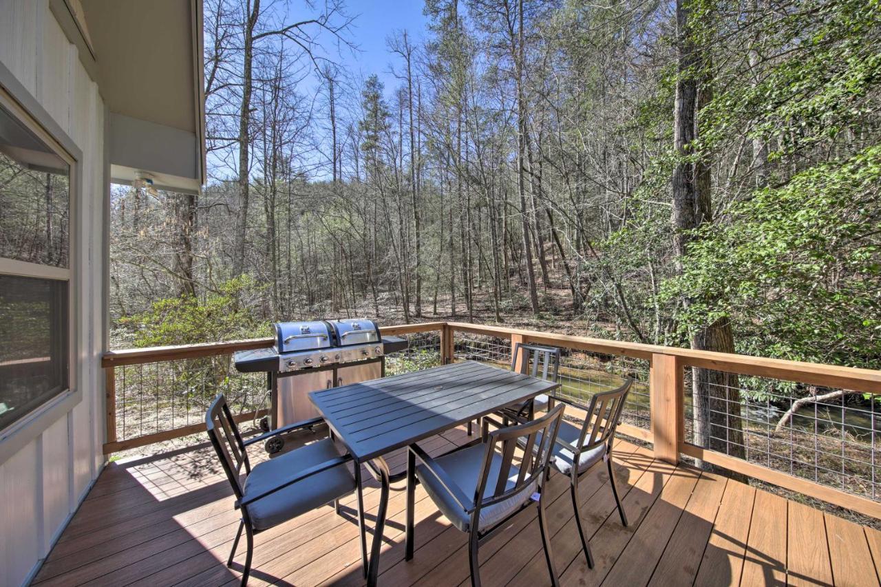 Airy Ellijay Home With Spacious Creekside Deck! Exterior photo