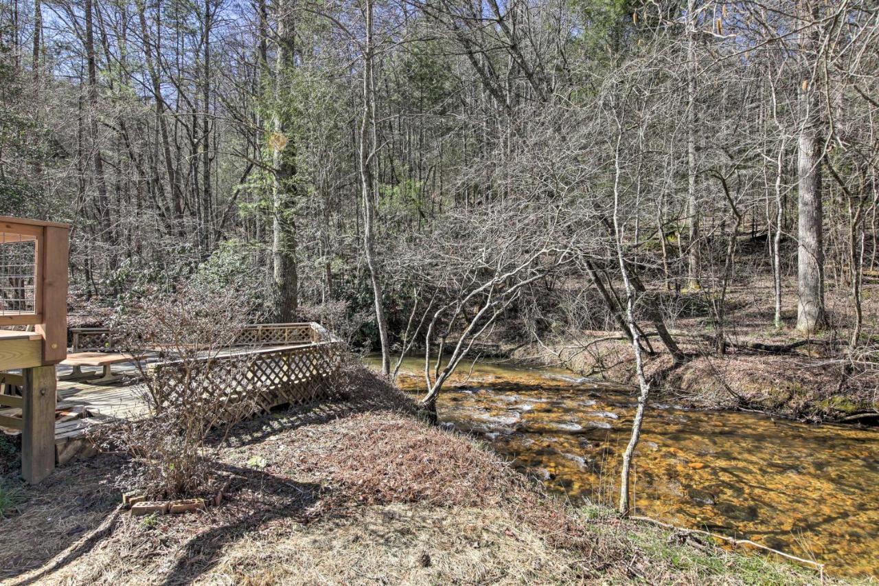 Airy Ellijay Home With Spacious Creekside Deck! Exterior photo